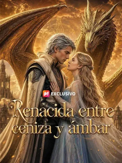 Póster de Renacida entre ceniza y ámbar doblado