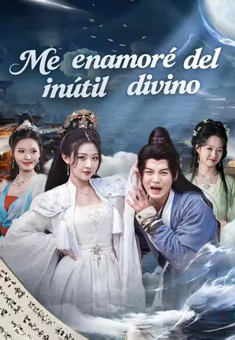 Póster de Me enamoré del inútil divino doblado