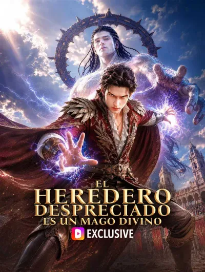 Póster de El Heredero Despreciado Es un Mago Divino doblado