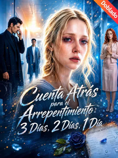 Póster de Cuenta Atrás para el Arrepentimiento: 3 Días, 2 Días, 1 Día doblado