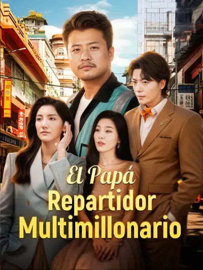 Póster de El Papá Repartidor Multimillonario doblado