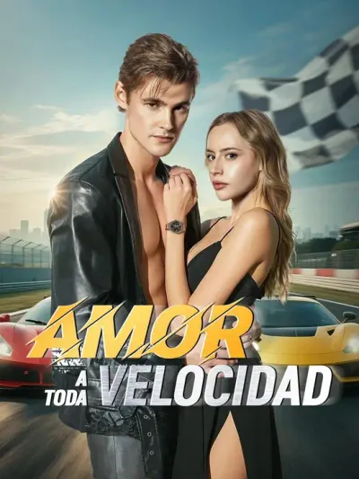 Póster de Amor a toda velocidad doblado