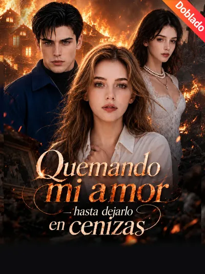 Póster de Quemando mi amor hasta dejarlo en cenizas doblado