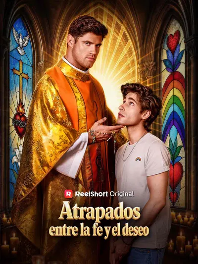 Póster de Atrapados entre la fe y el deseo doblado