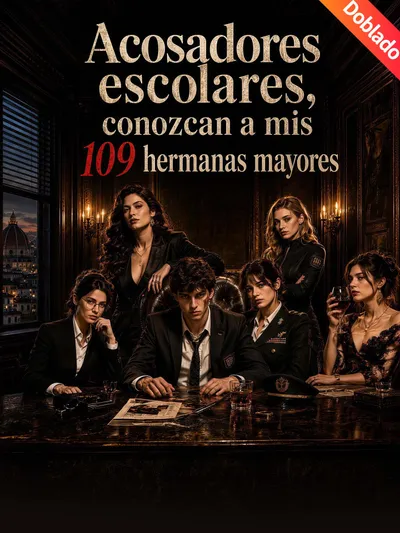 Póster de Acosadores escolares, conozcan a mis 109 hermanas mayores doblado