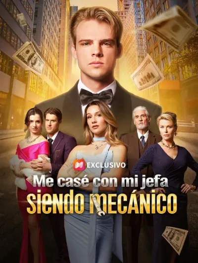 Póster de Me casé con mi jefa siendo mecánico doblado