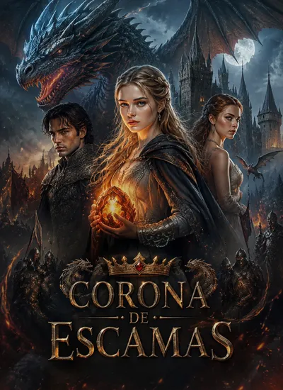 Póster de Corona de Escamas doblado