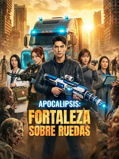 Póster de Apocalipsis: Fortaleza sobre Ruedas doblado