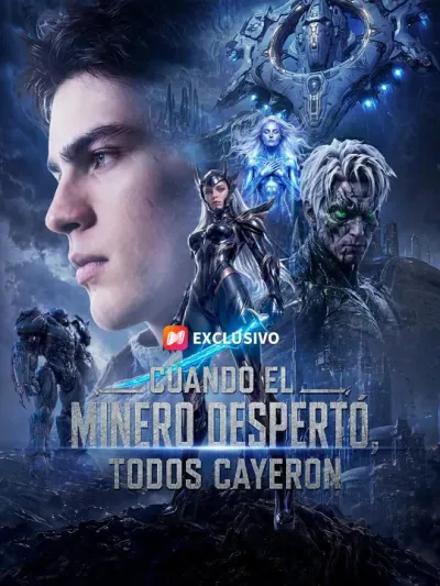 Póster de Cuando el minero despertó, todos cayeron doblado