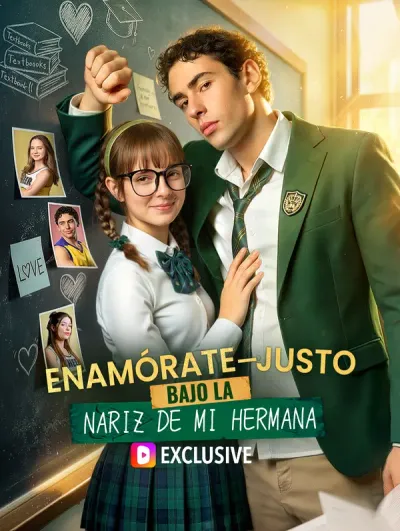 Póster de Enamórate—Justo Bajo la Nariz de Mi Hermana doblado