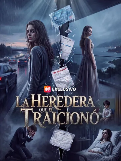 Póster de La heredera que él traicionó doblado