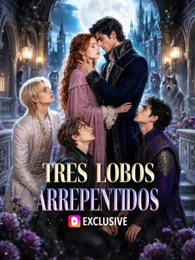 Póster de Tres Lobos Arrepentidos. doblado
