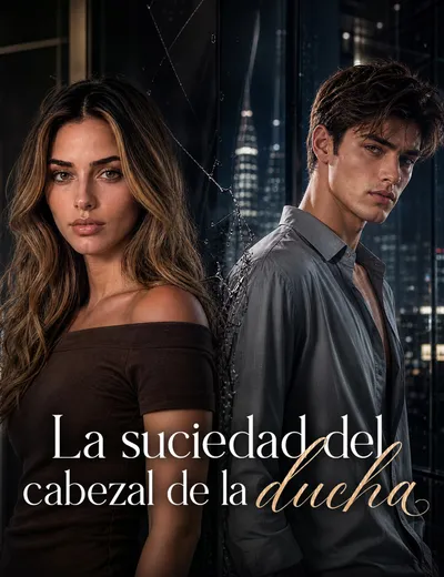 Póster de La suciedad del cabezal de la ducha doblado