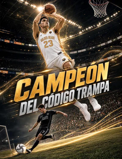 Póster de Campeón del código trampa doblado