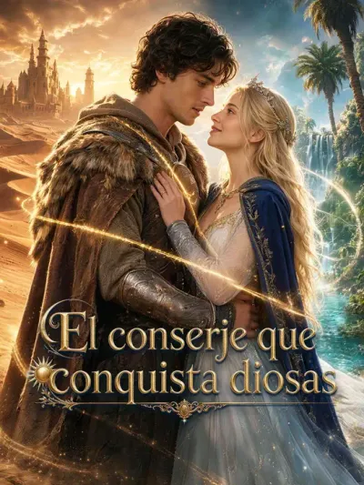 Póster de El conserje que conquista diosas doblado