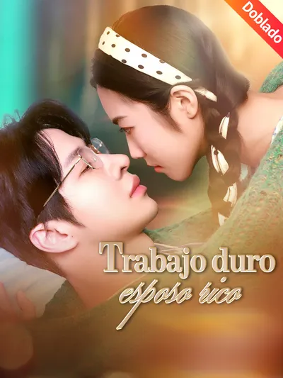 Póster de Trabajo duro, esposo rico doblado