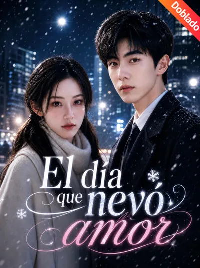 Póster de El día que nevó amor doblado
