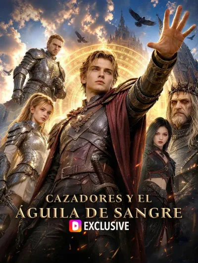 Póster de Cazadores y el Águila de Sangre doblado