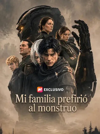 Póster de Mi familia prefirió al monstruo doblado