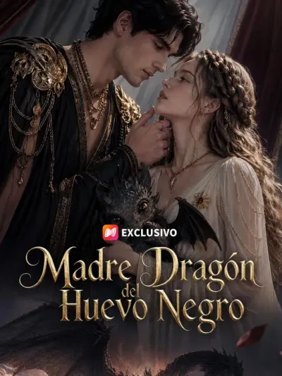 Póster de Madre dragón del huevo negro doblado