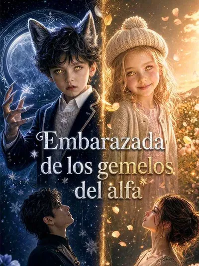 Póster de Embarazada de los gemelos del alfa doblado