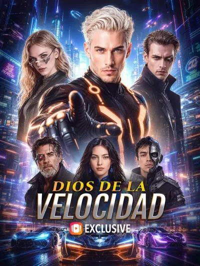 Póster de Dios de la Velocidad doblado