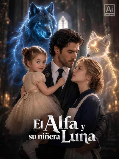 Póster de El Alfa y su niñera Luna doblado