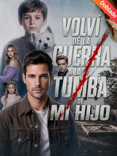 Póster de Volví de la guerra a la tumba de mi hijo doblado