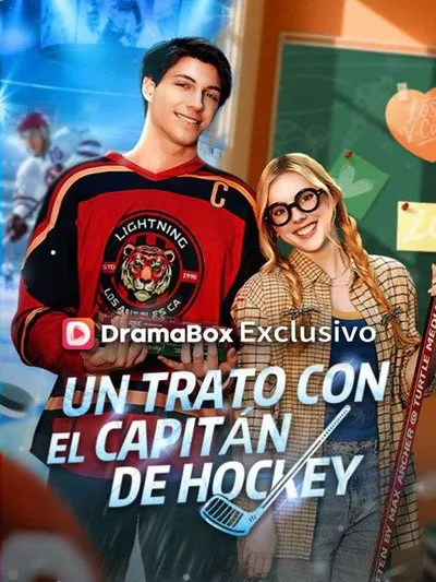 Póster de Un trato con el capitán de hockey doblado