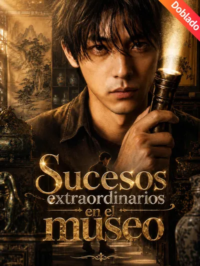 Póster de Sucesos extraordinarios en el museo doblado