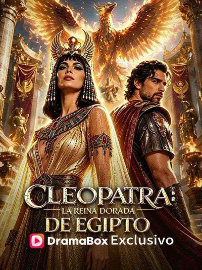 Póster de Cleopatra: la reina dorada de Egipto doblado